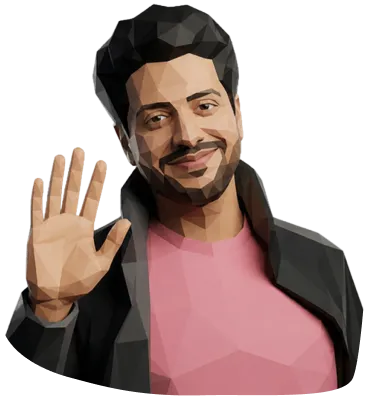 Kamal Shaddad waving